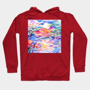 sunset tulipd Hoodie